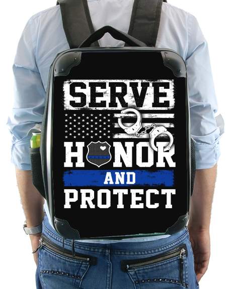  Police Serve Honor Protect for Backpack