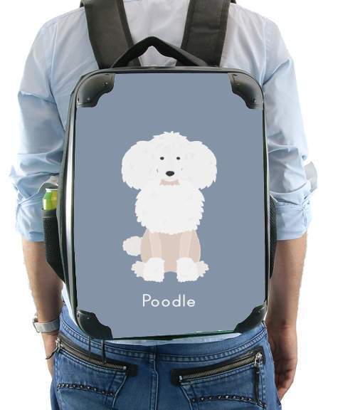  Poodle White for Backpack