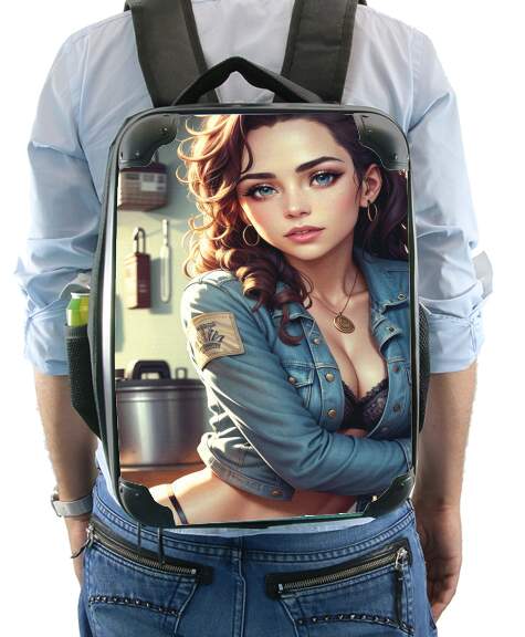  Repair Girl for Backpack