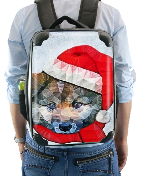  Santa Dog for Backpack