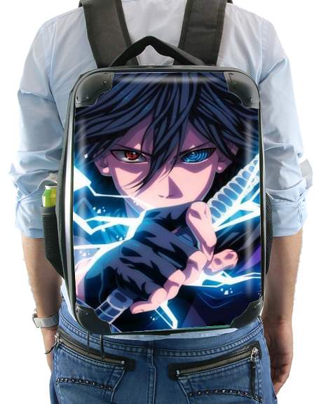  Sasuke Sharingan Rinnegan Amaterasu Fan Art for Backpack