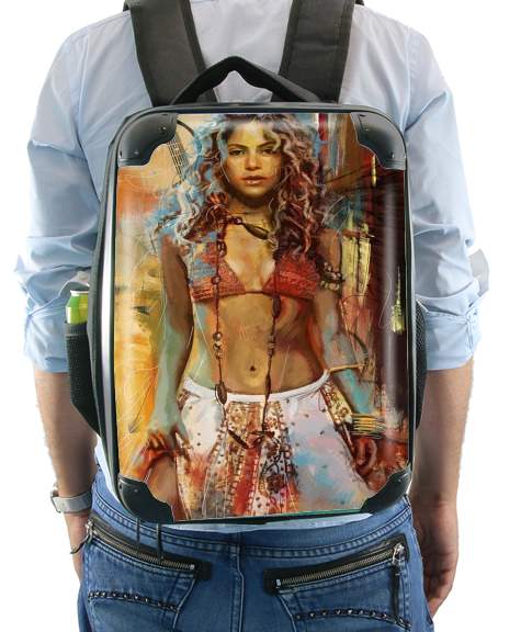  Shakira Painting for Backpack