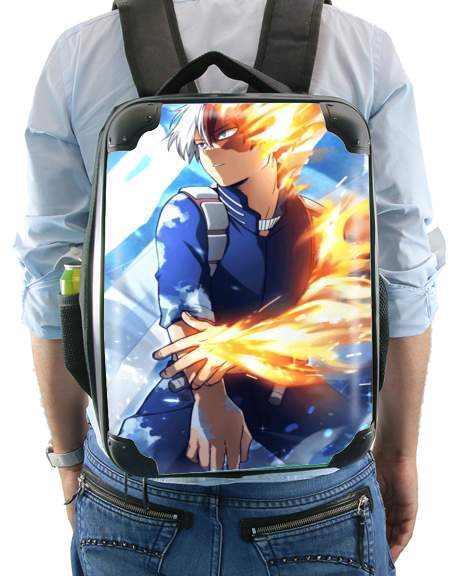  shoto todoroki ice and fire for Backpack