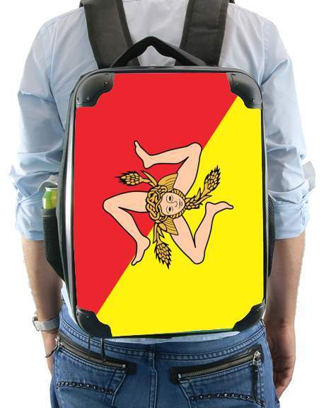  Sicile Flag for Backpack