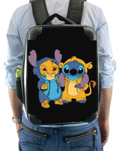  Simba X Stitch best friends for Backpack
