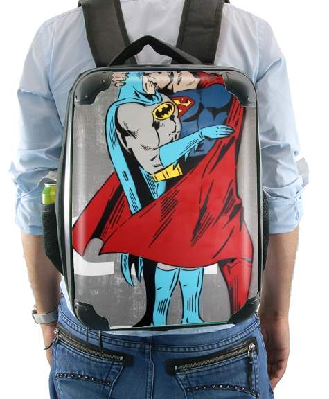  Superman And Batman Kissing For Equality for Backpack