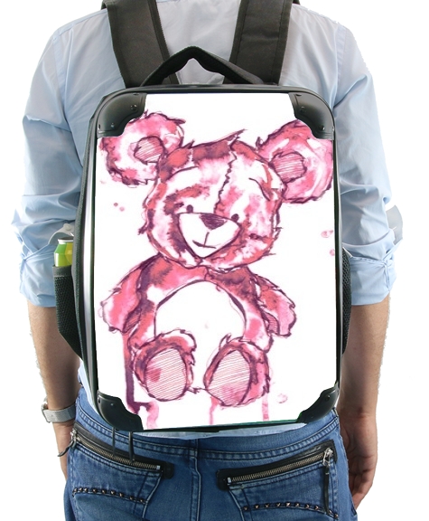  Pink Teddy Bear for Backpack