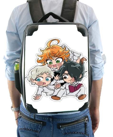  The Promised Neverland Emma Ray Norman Chibi for Backpack