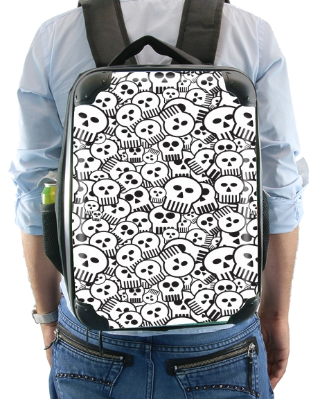  toon skulls, black and white for Backpack