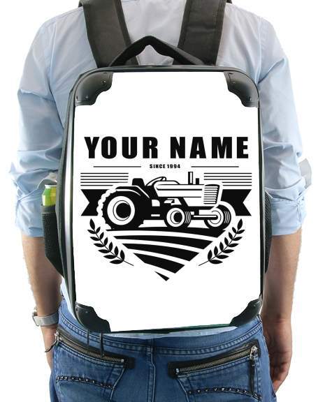  Tractor Farm Logo Custom for Backpack