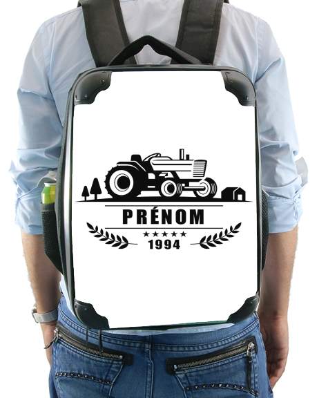  Tractor Logo Natural custom Name Tag for Backpack