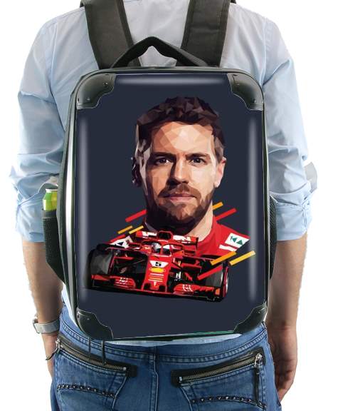  Vettel Formula One Driver for Backpack