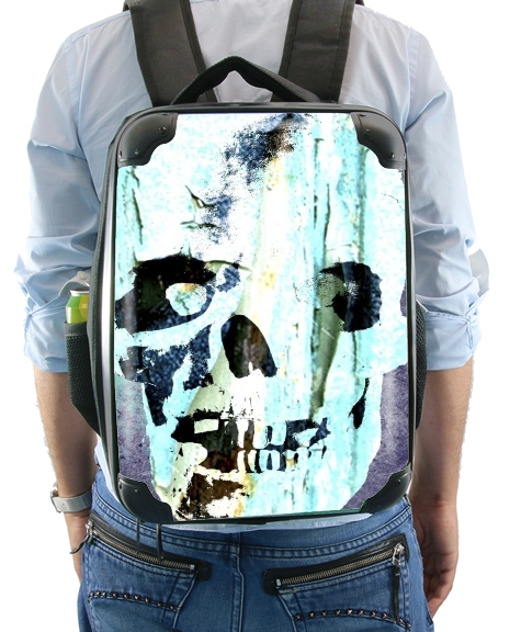  Vintage Blue Skull for Backpack