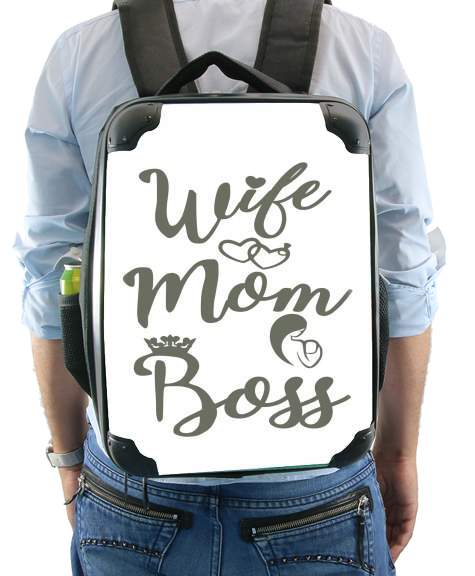  Wife Mom Boss for Backpack
