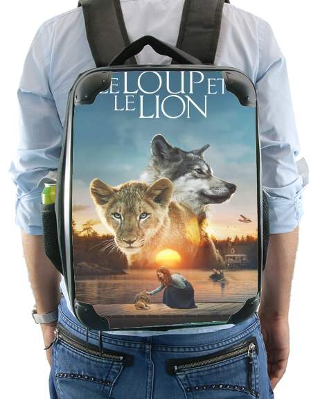  Wolf and Lion for Backpack