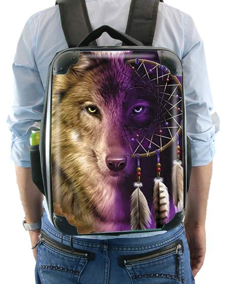  Wolf Dreamcatcher for Backpack