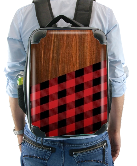  Wooden Lumberjack for Backpack