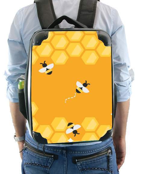 Yellow hive with bees for Backpack