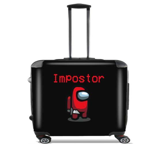   Impostor Among Us for Wheeled bag cabin luggage suitcase trolley 17" laptop