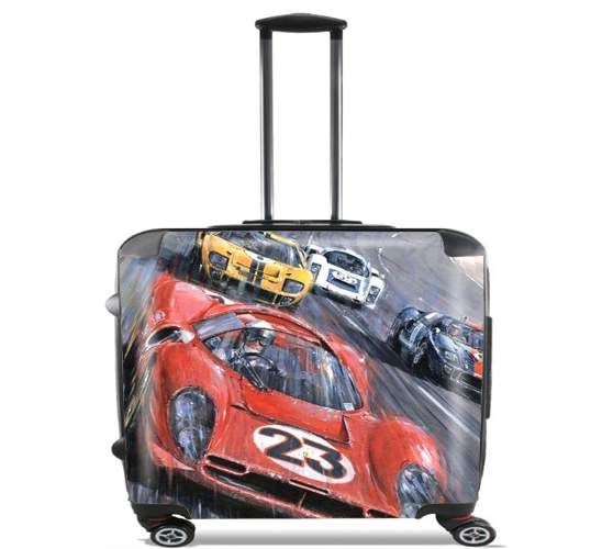  24h du mans for Wheeled bag cabin luggage suitcase trolley 17" laptop