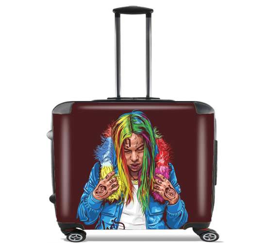  6ix9ine for Wheeled bag cabin luggage suitcase trolley 17" laptop