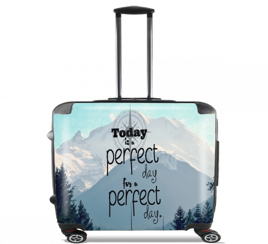  A Perfect Day for Wheeled bag cabin luggage suitcase trolley 17" laptop