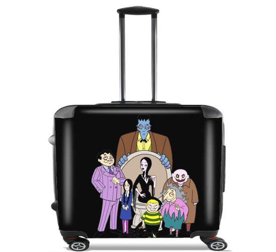  addams family for Wheeled bag cabin luggage suitcase trolley 17" laptop