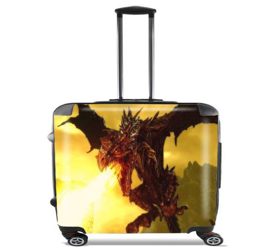  Aldouin Fire A dragon is born for Wheeled bag cabin luggage suitcase trolley 17" laptop