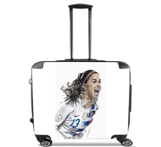  Alex Morgan Usa Art for Wheeled bag cabin luggage suitcase trolley 17" laptop