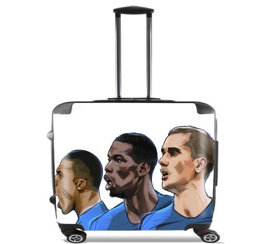  Allez Les Bleus France  for Wheeled bag cabin luggage suitcase trolley 17" laptop