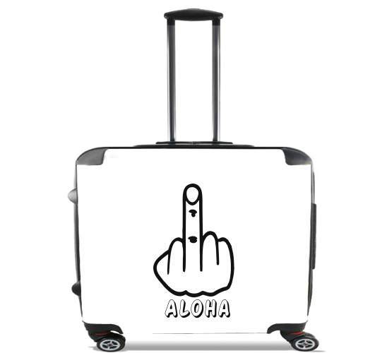  Aloha Locke & Key for Wheeled bag cabin luggage suitcase trolley 17" laptop