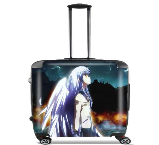  angel Beats for Wheeled bag cabin luggage suitcase trolley 17" laptop