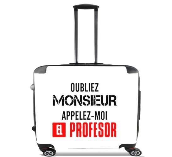  Appelez Moi El Professeur for Wheeled bag cabin luggage suitcase trolley 17" laptop