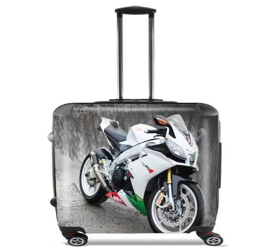  aprilia moto wallpaper art for Wheeled bag cabin luggage suitcase trolley 17" laptop