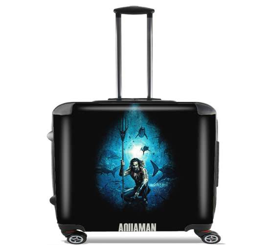  Aquaman for Wheeled bag cabin luggage suitcase trolley 17" laptop