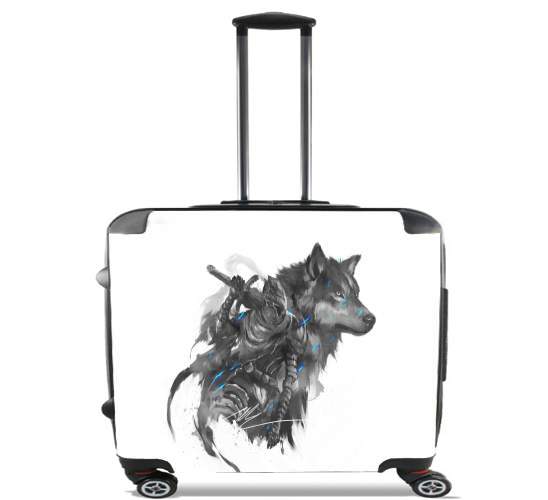  artorias and sif for Wheeled bag cabin luggage suitcase trolley 17" laptop