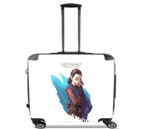  Arya Stark for Wheeled bag cabin luggage suitcase trolley 17" laptop