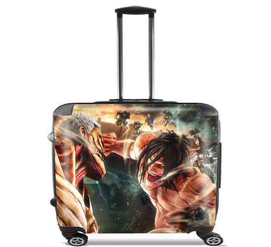  Attack on titan - Shingeki no Kyojin for Wheeled bag cabin luggage suitcase trolley 17" laptop