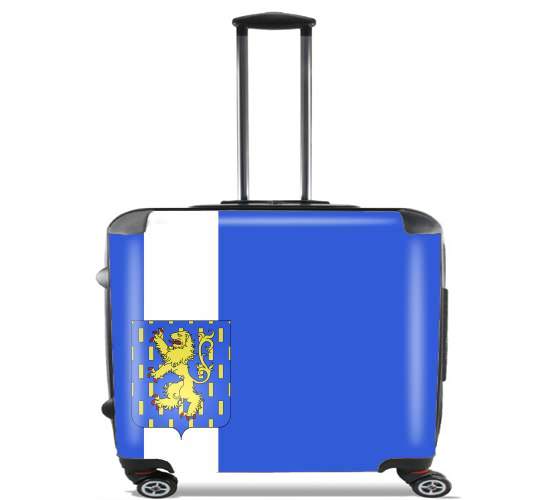  Auxerre Football for Wheeled bag cabin luggage suitcase trolley 17" laptop