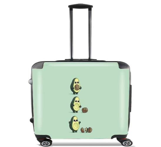 Wheeled bag cabin luggage suitcase trolley 17" laptop for Avocado Born