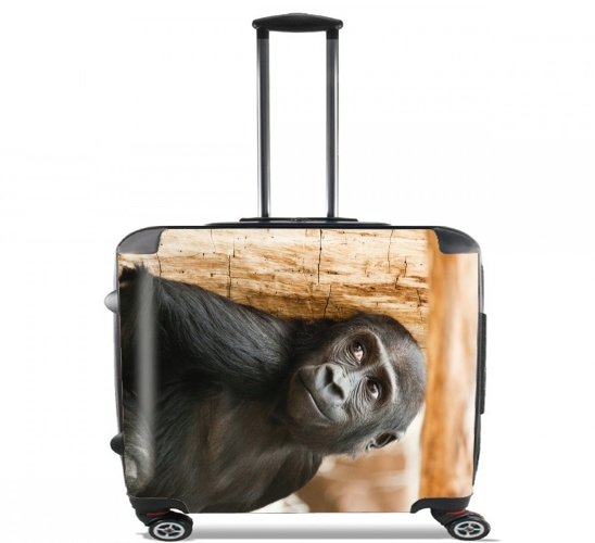  Baby Monkey for Wheeled bag cabin luggage suitcase trolley 17" laptop