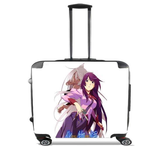  bakemonogatari for Wheeled bag cabin luggage suitcase trolley 17" laptop
