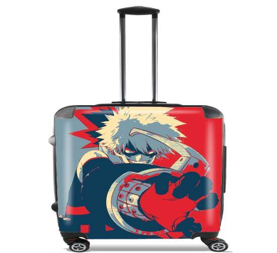 Bakugo Katsuki propaganda art for Wheeled bag cabin luggage suitcase trolley 17" laptop