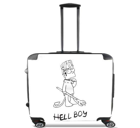 Wheeled bag cabin luggage suitcase trolley 17" laptop for Bart Hellboy