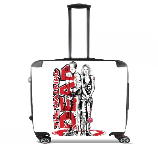  Be my Valentine TWD for Wheeled bag cabin luggage suitcase trolley 17" laptop