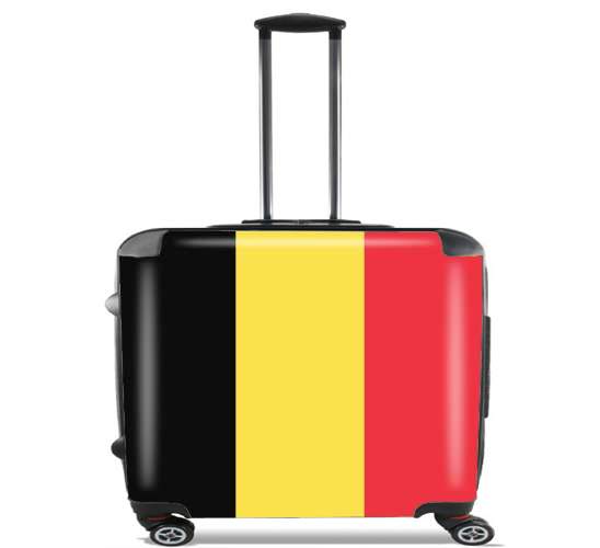  Belgium Flag for Wheeled bag cabin luggage suitcase trolley 17" laptop