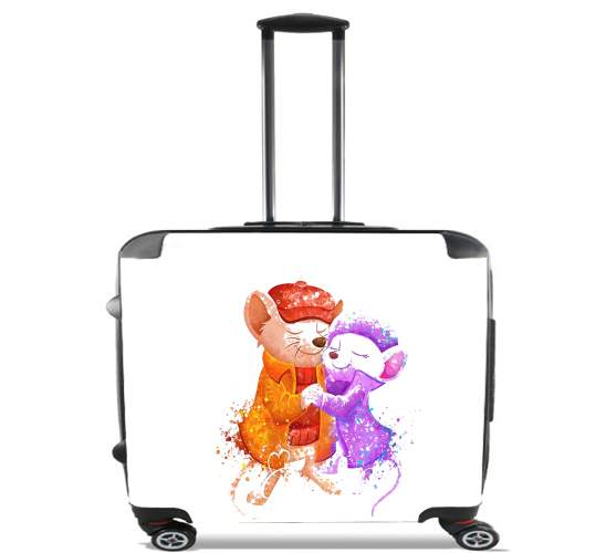  Bernard Bianca WaterC for Wheeled bag cabin luggage suitcase trolley 17" laptop