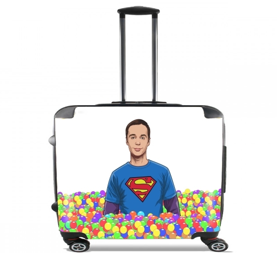  Big Bang Theory: Dr Sheldon Cooper for Wheeled bag cabin luggage suitcase trolley 17" laptop
