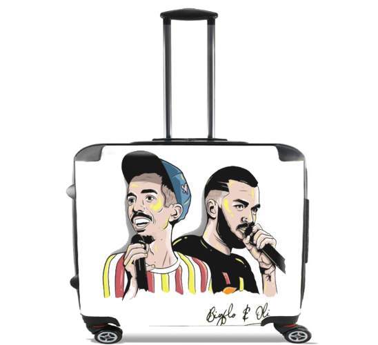 Bigflo et Oli for Wheeled bag cabin luggage suitcase trolley 17" laptop