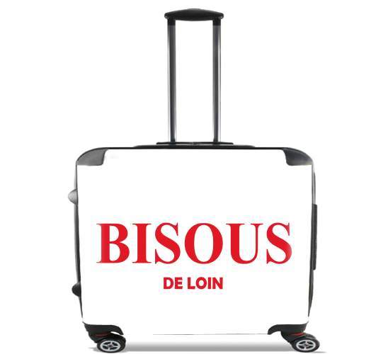  Bisous de loin for Wheeled bag cabin luggage suitcase trolley 17" laptop